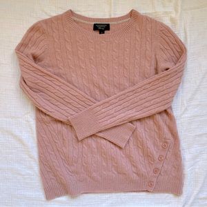 Cashmere Charter Club Sweater - Pink - 100% Cashmere - Size Small
